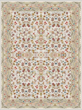 فرش 700 شانه رنگی کد 2470 فردین